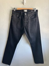 C.O.F. Studio Black Denim Size 32 Made in Milan