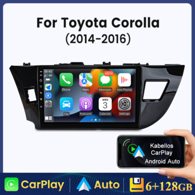Android 13 Car Stereo Radio 20%OFF!!! For Toyota Corolla 2014-2016 6+128G 8core 