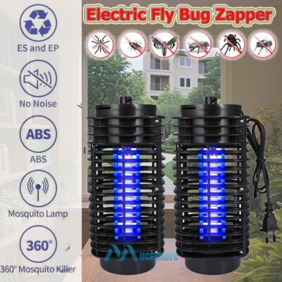 2X Bug Zapper Indoor UV Fly Mosquitoes Killer Pest Light Catcher Chemical-free