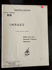 Claude Debussy Images First Series Piano Book. Original Edition. Very Rare 