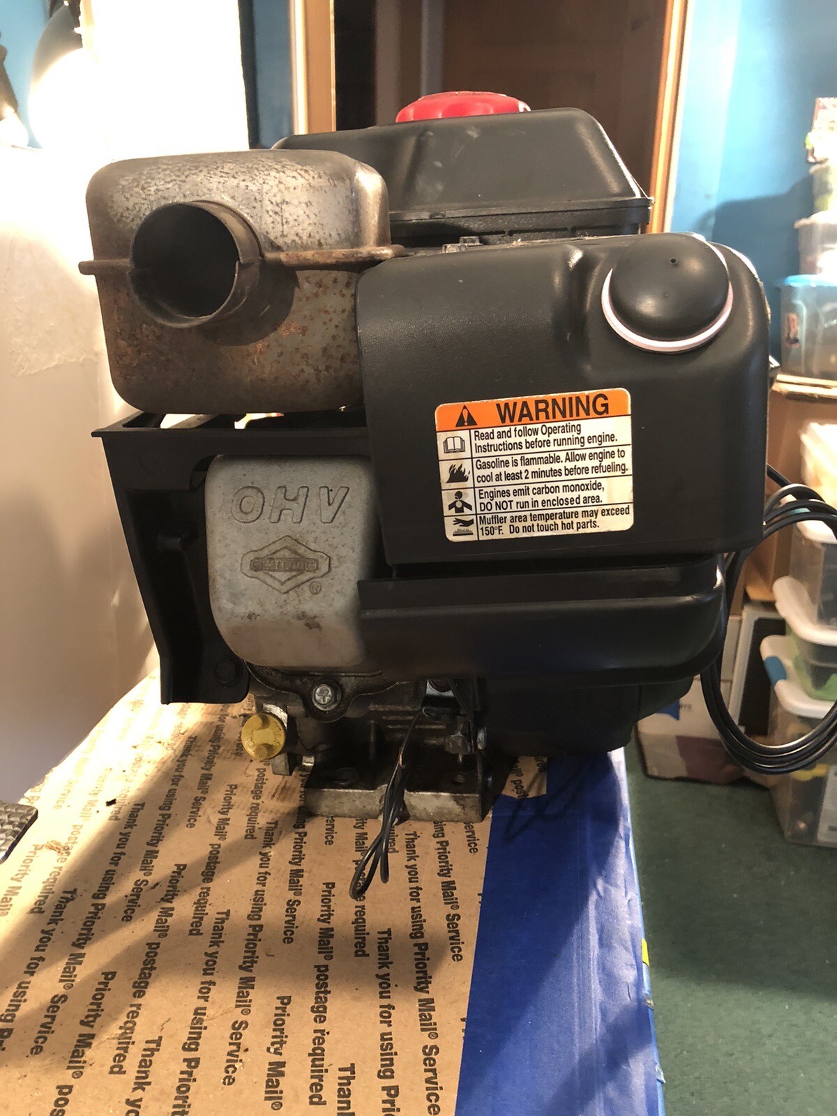Briggs And Stratton 6.5 HP Snowblower MiniBike GoKart Motor Engine eBay