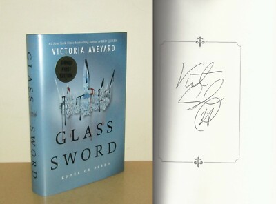 Victoria Aveyard - Glasschwert (Red Queen) - signiert - 1./1. (2016 First Ed DJ)