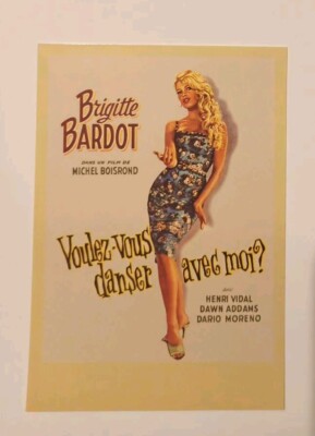 AK Kino Willst du mit mir tanzen? Brigitte Bardot Zreik 45