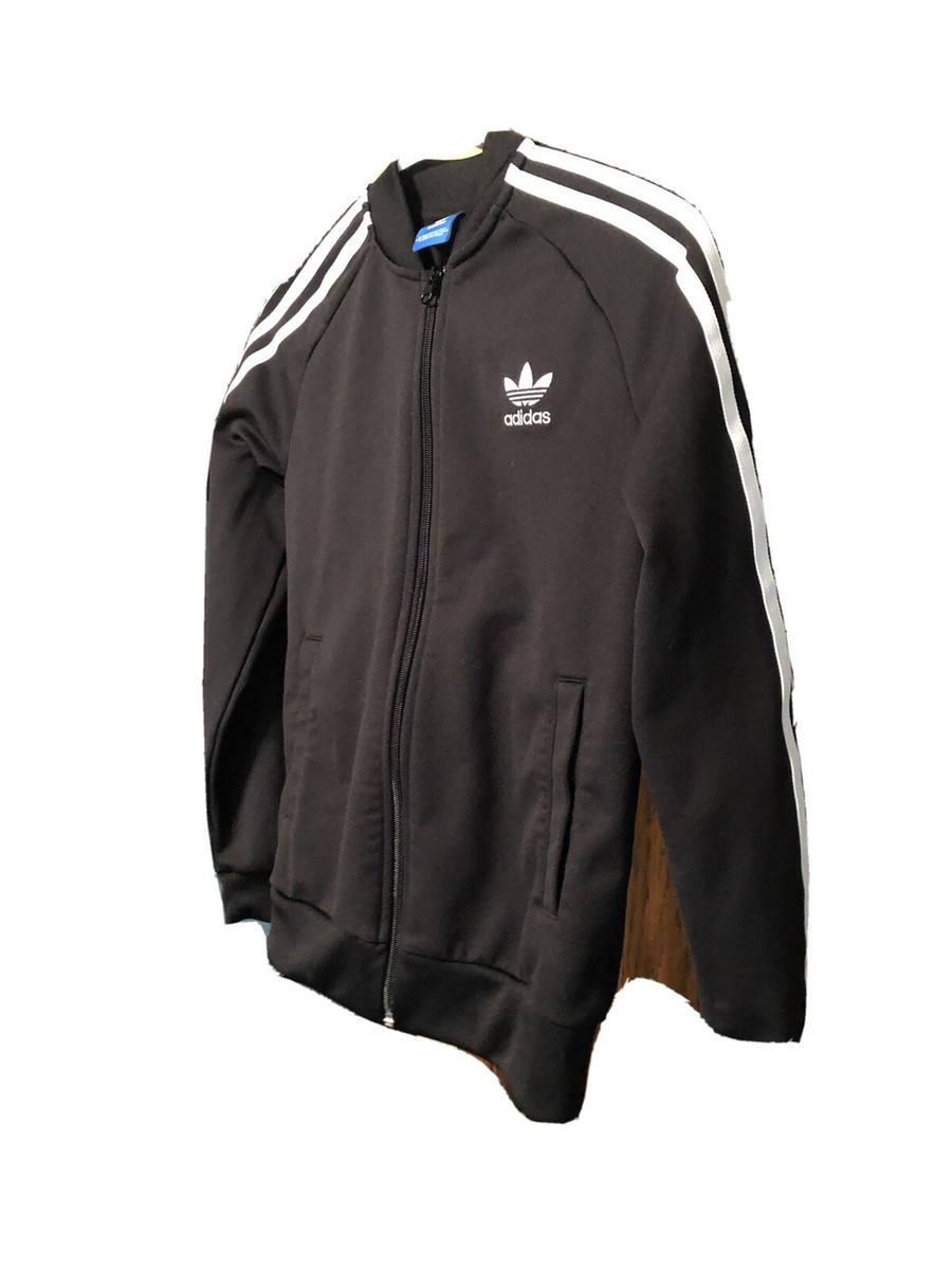 Adidas Originals Kid Jacket Size M Black Excellent Condition