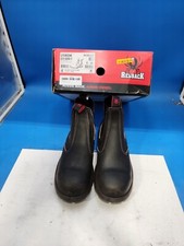 Redback Men Easy Escape Elastic Sided Steel Toe Boot USBOK USED Tag Size 8