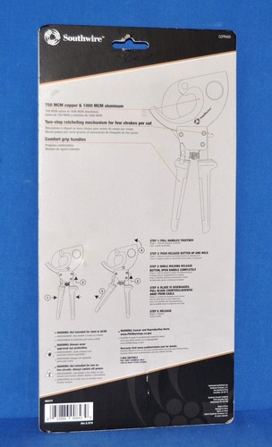 Southwire Tools & Equipment CCPR400 Ratcheting Cable Cutters - Picture 2 of 2