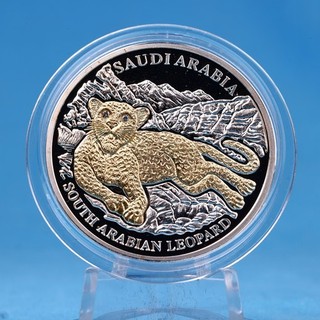 Liberia 10 $ 2006 Endangered Wildlife Saudi Arabia South Arabian Leo Silber PP
