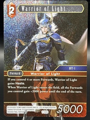 Final Fantasy TCG - Warrior of Light - 7-131S - Opis VII - Foil