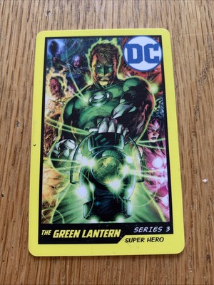DC Super Heroes Coin Pusher Arcade Series 3 The Green Lantern Card 7