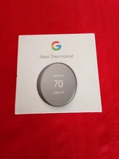 Google Nest Learning Thermostat G4CVZ Charcoal Open Box