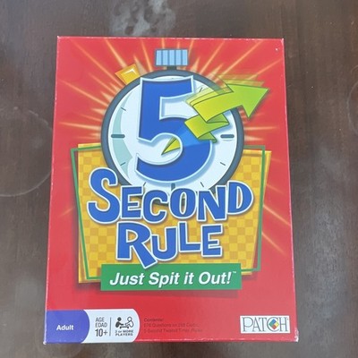 Patch Products 5 Second Rule Party Game Timer Included 10+ 3+ Players