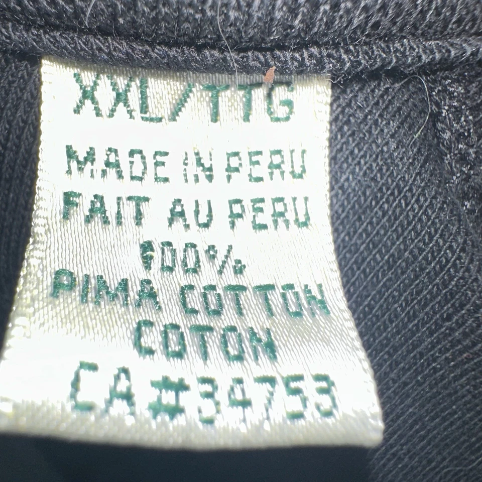 Suéter Fairway & Greene para Hombres 3XL Negro 3 Cuartos Golfista Cremallera Foto 3 de 4