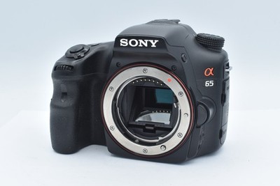 Sony Alpha SLT-A65V DSLR Camera Body with GPS, Black {24.3MP}