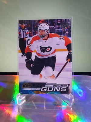 2022-23 Upper Deck Series 1 Hockey Linus Sandin #217 Young Guns Flyers