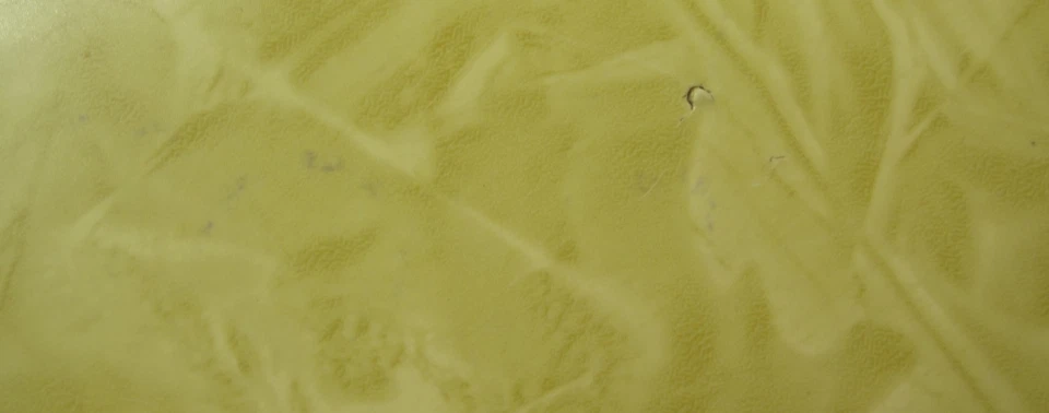 Винтажный промышленный табурет MCM 18 дюймов желтый винил серебро хром Southern Wire Iron Works - Изображение 4 из 4