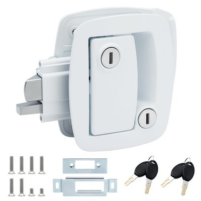 Rv Door Lock ,Lock Set - Keypad Deadbolt with Touch Paddle & 4 Keys,with Camp...