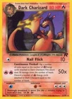 Heavily Played Dark Charizard - 21/82 - Rare - Unlimited Edition Pokemon Team Ro