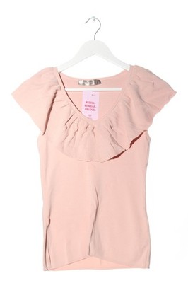 HALLHUBER DONNA Feinstrickpullunder Damen Pullunder Gr. DE 36 nude Casual-Look