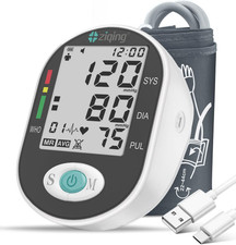 Blood Pressure Monitor Upper Arm Adjustable Cuff for Home Use FDA Cleared Bp