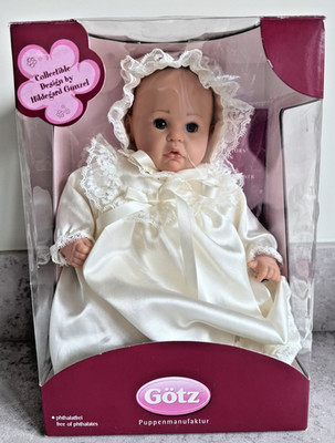 GOTZ Newborn Baby Puppe Debbie Ivory Taufkleid Limited Edition 675/1000