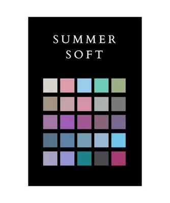 Summer Soft | Palette Armocromia: Quaderno a righe con i sottogruppi delle stagi