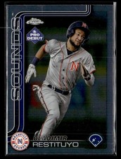 2025 Topps Pro Debut #PDC-37 Bladimir Restituyo Chrome Card Nashville Sounds