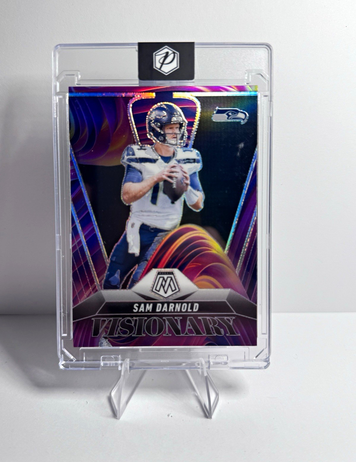 Panini Mosaic 2025 Visionary Insert Sam Darnold Seattle Seahawks #22