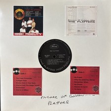 The Platters Encore of Golden Hits 12" Vinyl Mercury MG-20472