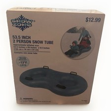 Snow Zone 53.5  2 Person Inflatable Snow Tube New