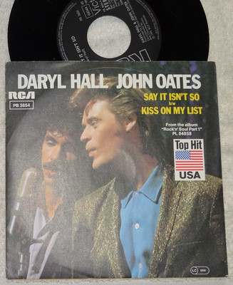 Single: Daryl Hall & John Oates - Say it isn't so, 1983