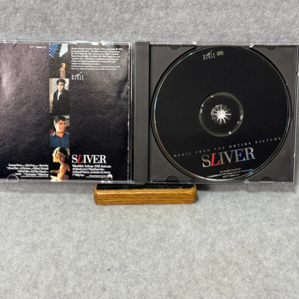 Sliver Music From The Motion Picture CD Sharon Stone William Baldwin 1993 — 第 3/3 张图片