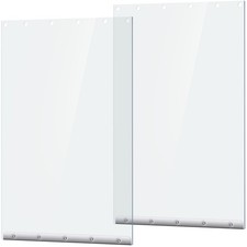 2 Pcs Dog Door Flaps 15 x 24 Inch with Dog Door Model DSRWSL, Fit Dogs up to ...