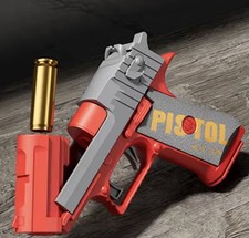 Shell Ejecting Soft Bullet Toy Gun Outdoor Shooting Game for Kids Adults
