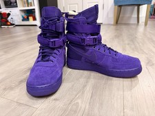 Nuove Nike SF Air Force 1 High - US M 7 / W 8,5 - viola corte - prezzo al pubblico consigliato $ 450