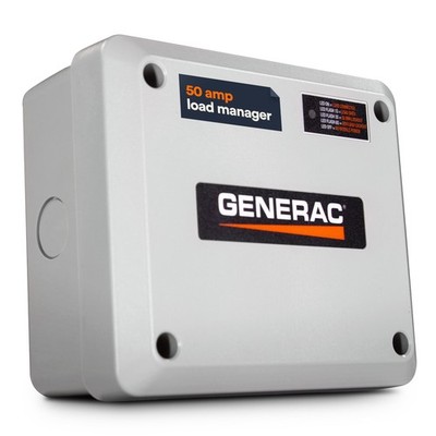 Generac 7000 50 Amp Load Manager - Efficient Load Prioritization and Wire-Fre...