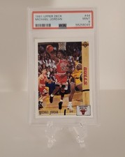Upper Deck 1991-92 Michael Jordan #44 PSA 9 Chicago Bulls Basketball Card