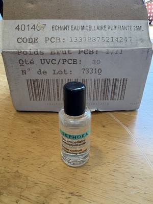 Sephora Triple Action Cleansing Water 25ml 0.84 fl oz Face & Eyes Lot of 26