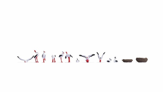 Noch 15776 - 1/87 / H0 Storks - New
