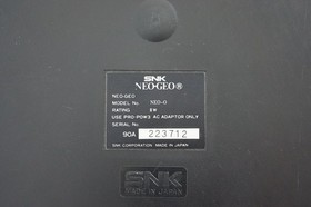 NEO GEO AES Console Boxed SNK Tested System JAPAN 223712