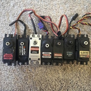 Mixed Lot Used Hobby RC Servo Used Tested Spectrum Hitec Xpert Sanwa Savox