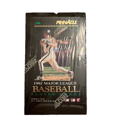 1992 Score Pinnacle Series 1 Factory Sealed Wax Box 36 Packs Ramirez Thome RC