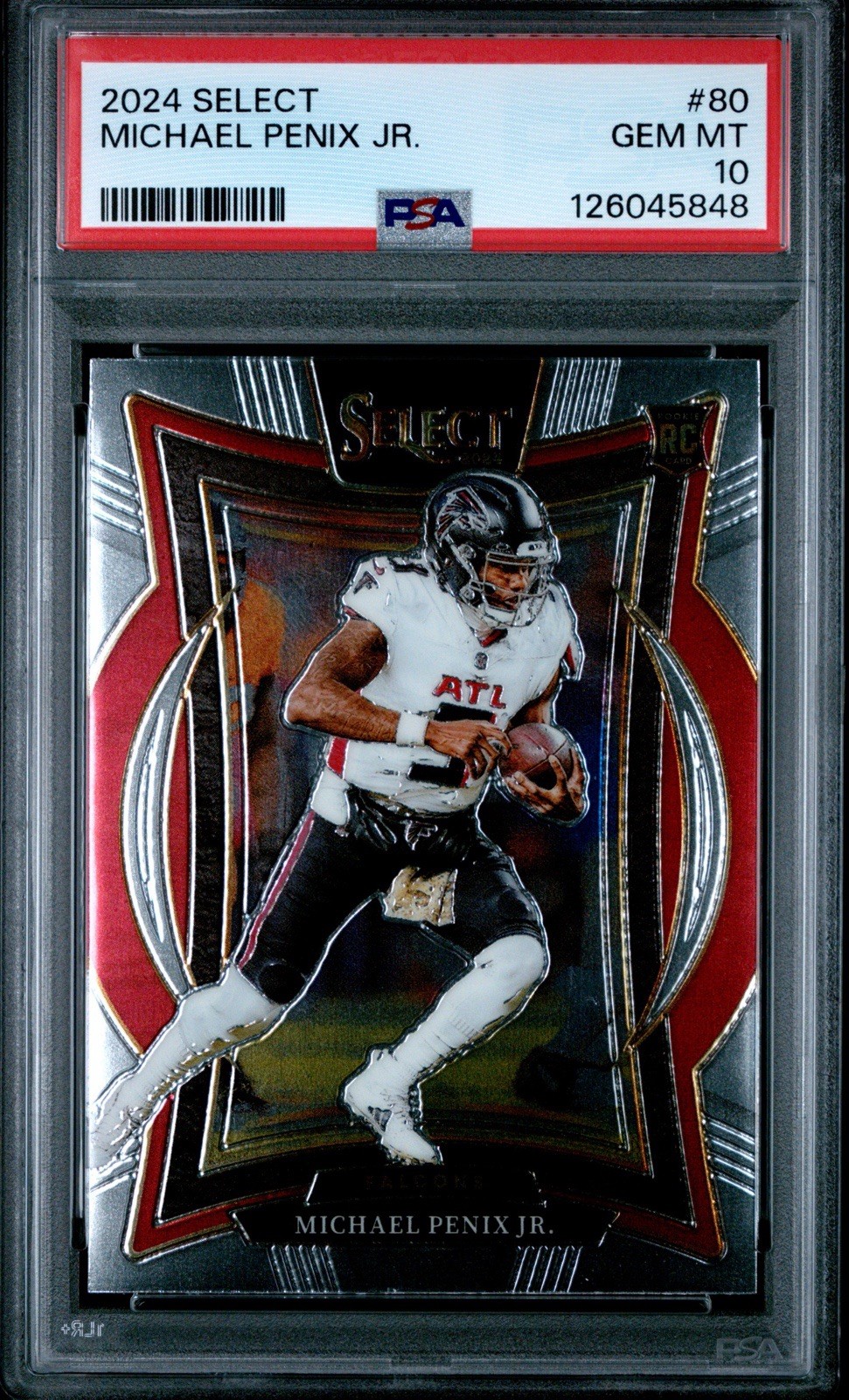 2024 PANINI SELECT #80 MICHAEL PENIX JR. ROOKIE RC PSA 10