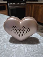 Vivitar Wireless Bluetooth Speaker Heart Shaped Metallic Rose Gold Portable