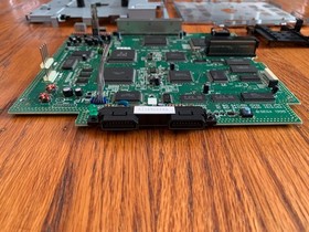 Sega Saturn Japanese VA13 motherboard + rf shield plates no video for parts only