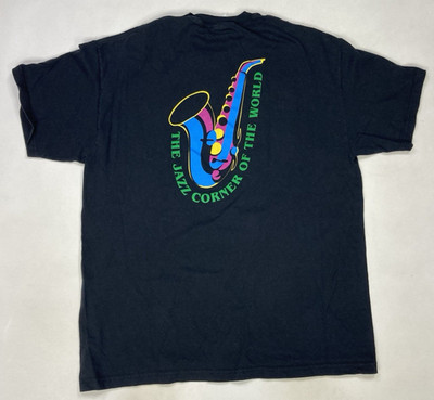 Birdland New York City The Jazz Corner Of The World T-shirt Men XL Black Music