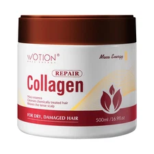 Collagen Hair Treatment Deep Repair Conditioning Argan Oil Collagen Hair Mask...