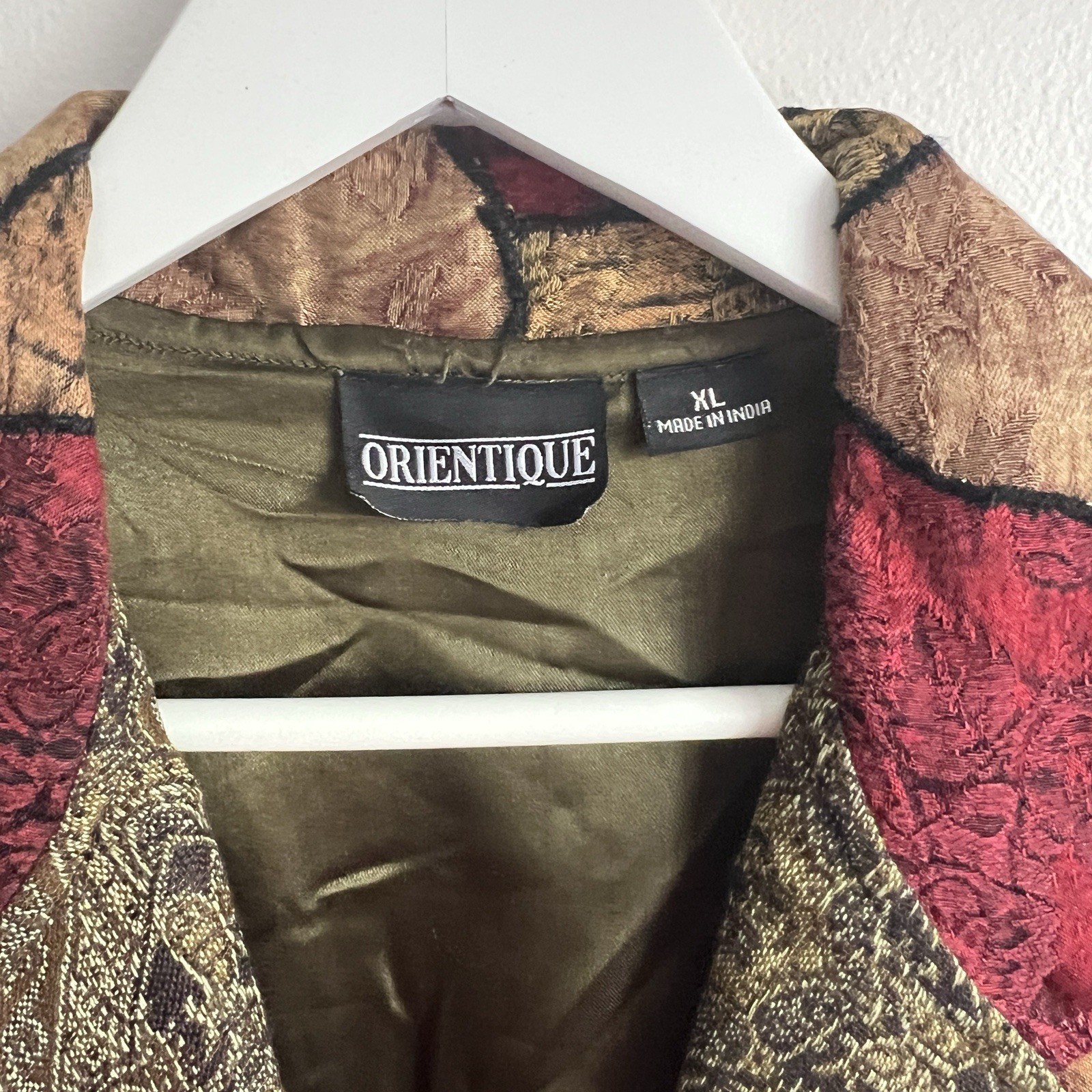 Orientique Vintage Multi-Coloured Patchwork Jacke… - image 3