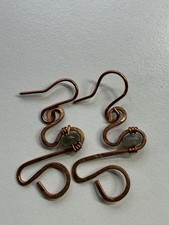 Handcrafted Labradorite Gemstone Beaded Copper Boho Earrings