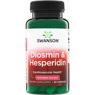 Swanson Diosmin & Hesperidin Dietary Supplement - Features Diosvein Capsule 60ct