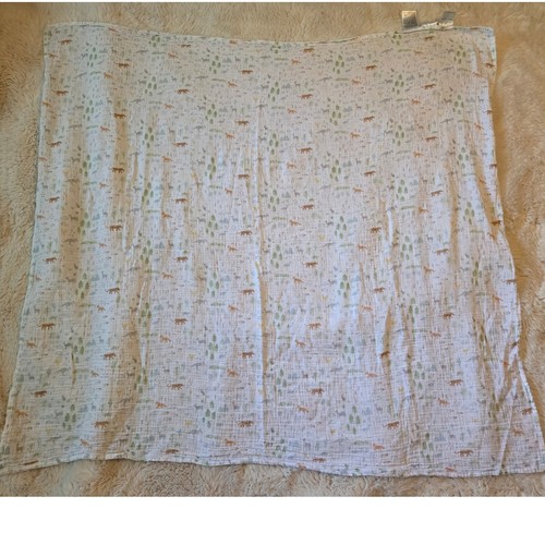 Aden + Anais Animal Outback Outdoor Jungle Print Lightweight Muslin Blanket - Picture 4 of 4